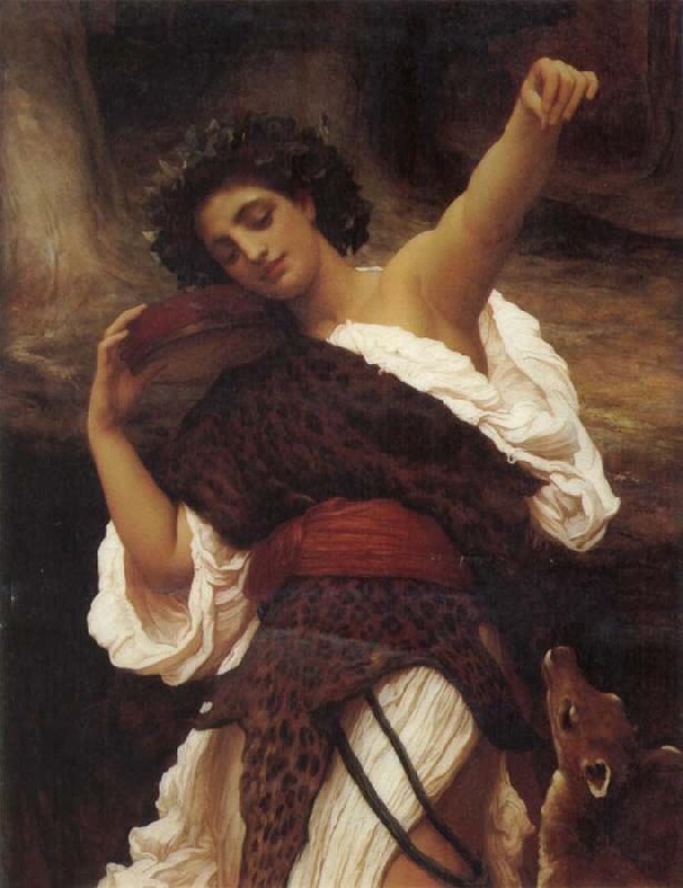 Frederick Leighton The Tambourine Player oil painting image